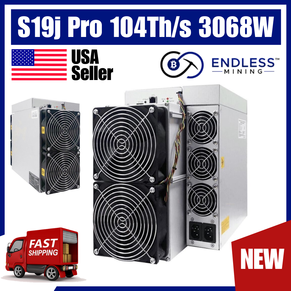 Antminer S19j Pro 104TH/s - Input Voltage 200~240V AC | EndlessMining.com