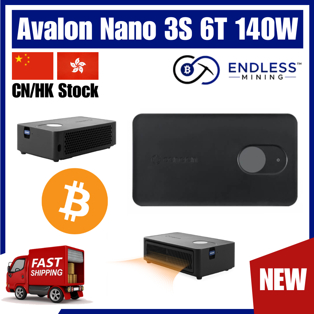 Canaan Avalon Nano 3S 6Th/s 140W Home Bitcoin Miner | EndlessMining