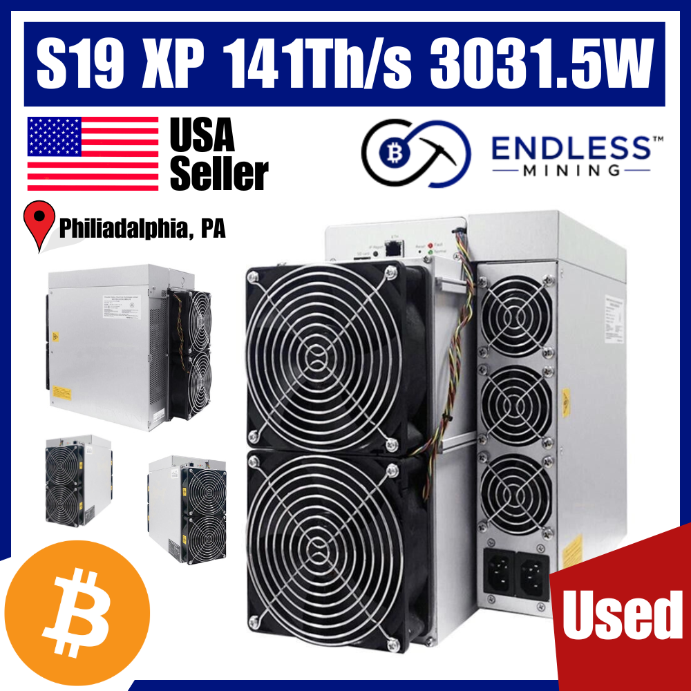 HOSTED - USED - Bitmain Antminer S19 XP 141Th/s 3031.5W | EndlessMining image