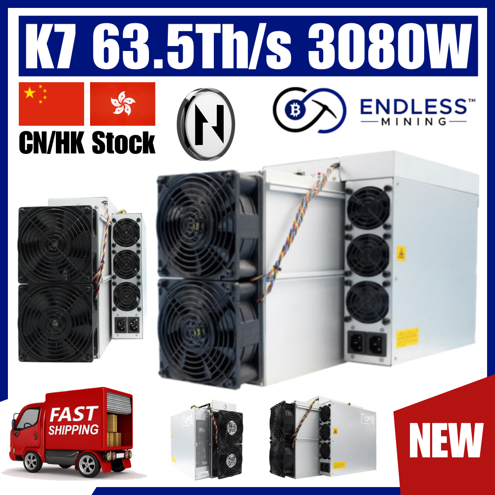 Bitmain Antminer K7 63.5Th/s 3080W - Input Voltage 200~240V AC | EndlessMining image