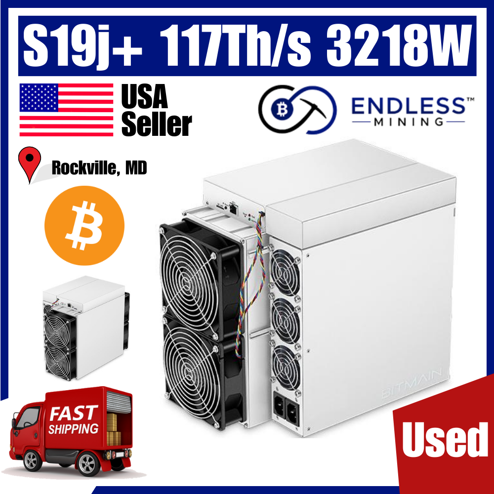 USED - Bitmain Antminer S19j+ 117Th/s 3218W - Input Voltage - Input Voltage 200~240V AC | EndlessMining image