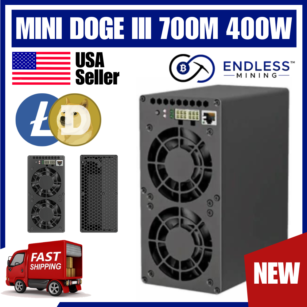Goldshell MINI DOGE III 700M 400W - Input Voltage 100-240V | EndlessMining.com image