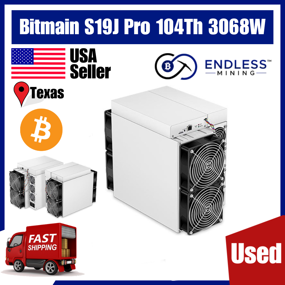 USED - 50 MOQ Bitmain Antminer S19j Pro 104Th/s 3068W - Input Voltage 200~240V AC | EndlessMining image