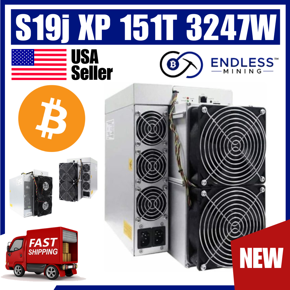July Batch (Pre Order) - Bitmain Antminer S19j XP 151T 3247W - BTC/BCH/BSV Miner - Input Voltage 220~277V | EndlessMining.com image