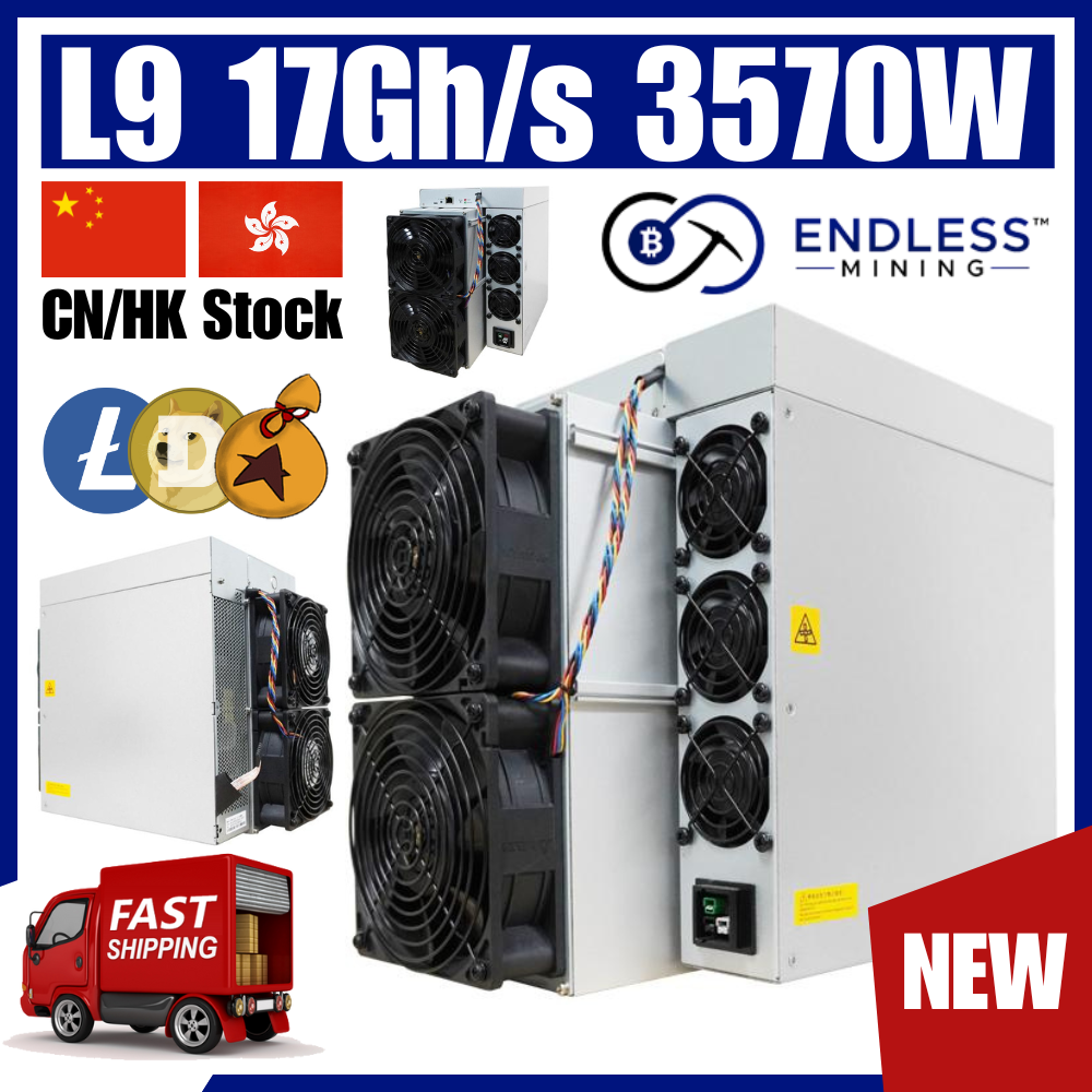 Bitmain Antminer L9 17Gh/s 3570W - LTC Doge Miner - Input Voltage 220-277V AC | EndlessMining.com image