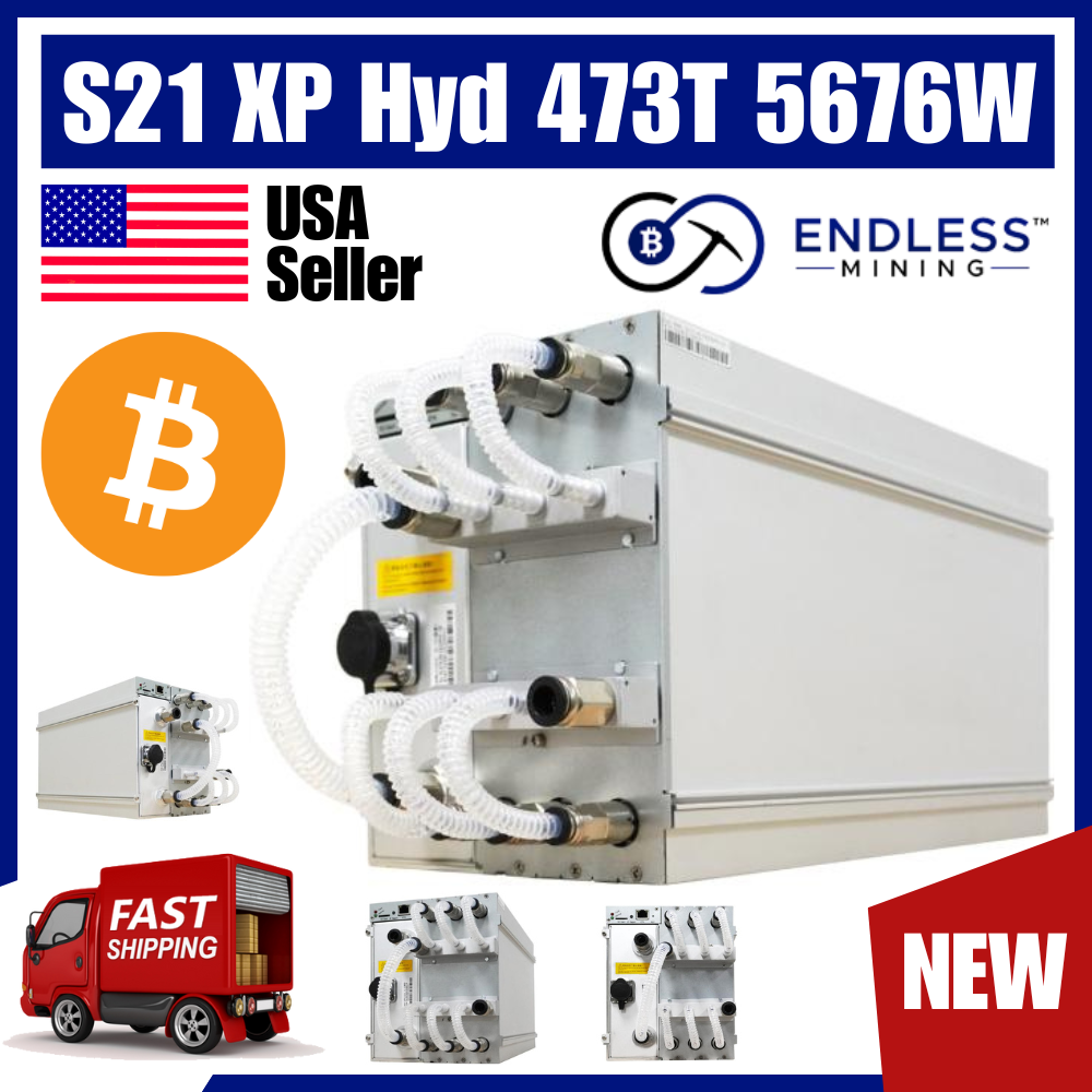 Bitmain Antminer S21 XP Hyd 473Th/s 5676W - 3 Phase Electricity Require - Input Voltage 380~415V | EndlessMining image