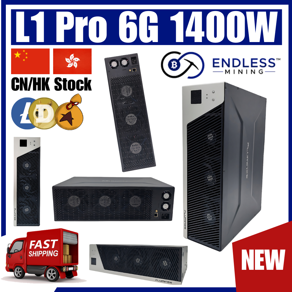 Fluminer L1 Pro 6Gh/s 1400W - LTC/DOGE/BELL Miner - Input Voltage 110 ~ 240V | EndlessMining image