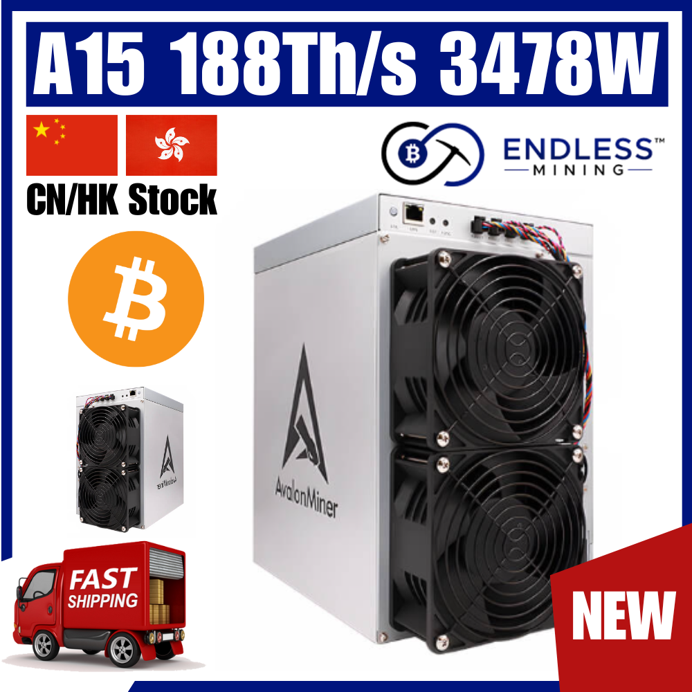 Canaan Avalon A15 188Th/s 3478W - BTC/BSV/BCH Miner | EndlessMining image