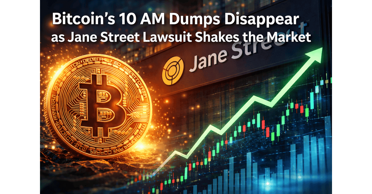 bitcoins-10-am-dumps-disappear-as-jane-street-lawsuit-shakes-the-market