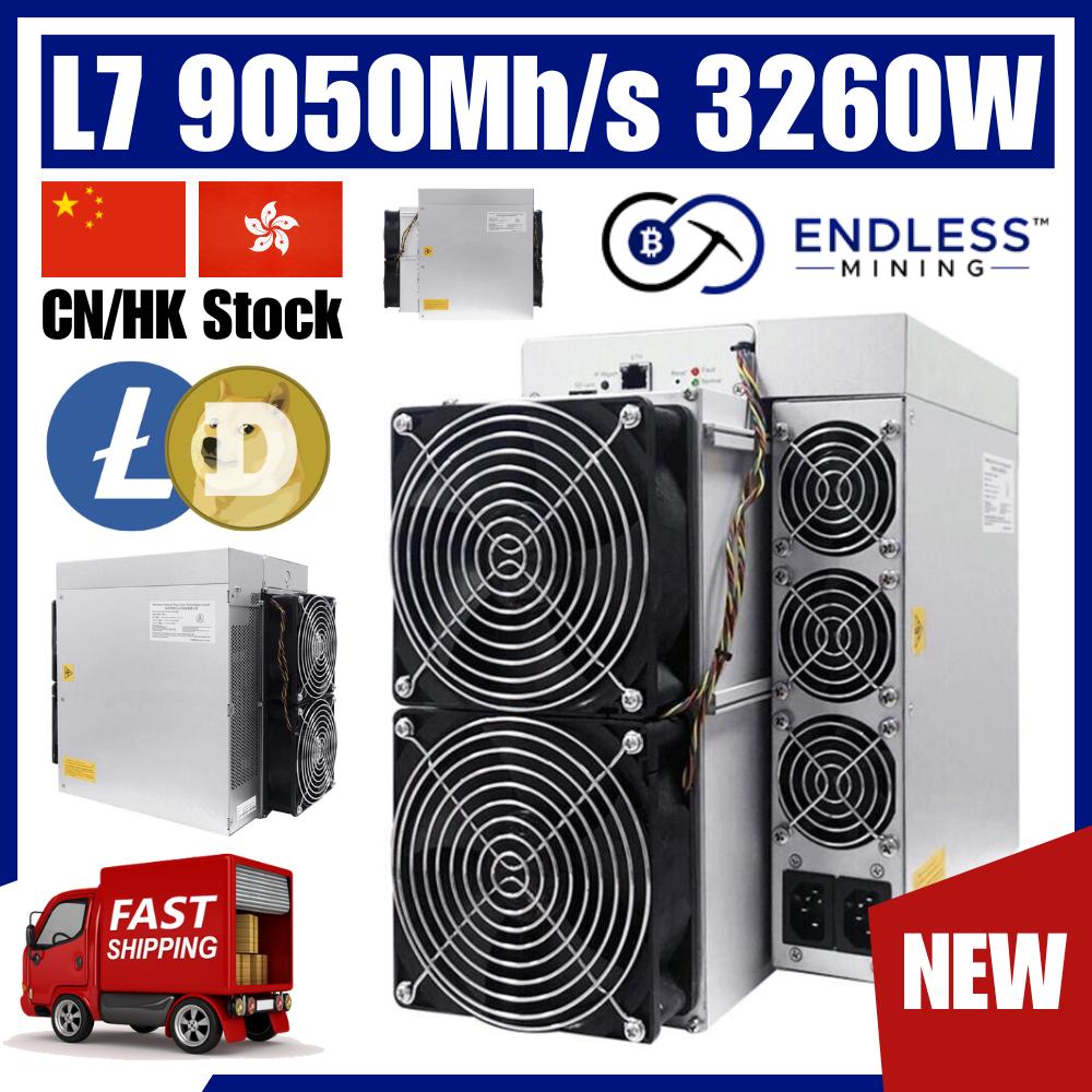 Bitmain Antminer L7 9050Mh/s 3260W - AC Input Voltage 200~240V | EndlessMining